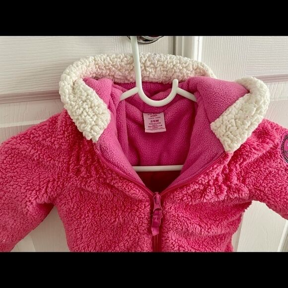 EUC Baby Girls Fleece Jacket - Picture 3 of 5